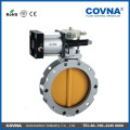 Lowest price powder pneumatic butterfly valve with high quality valve